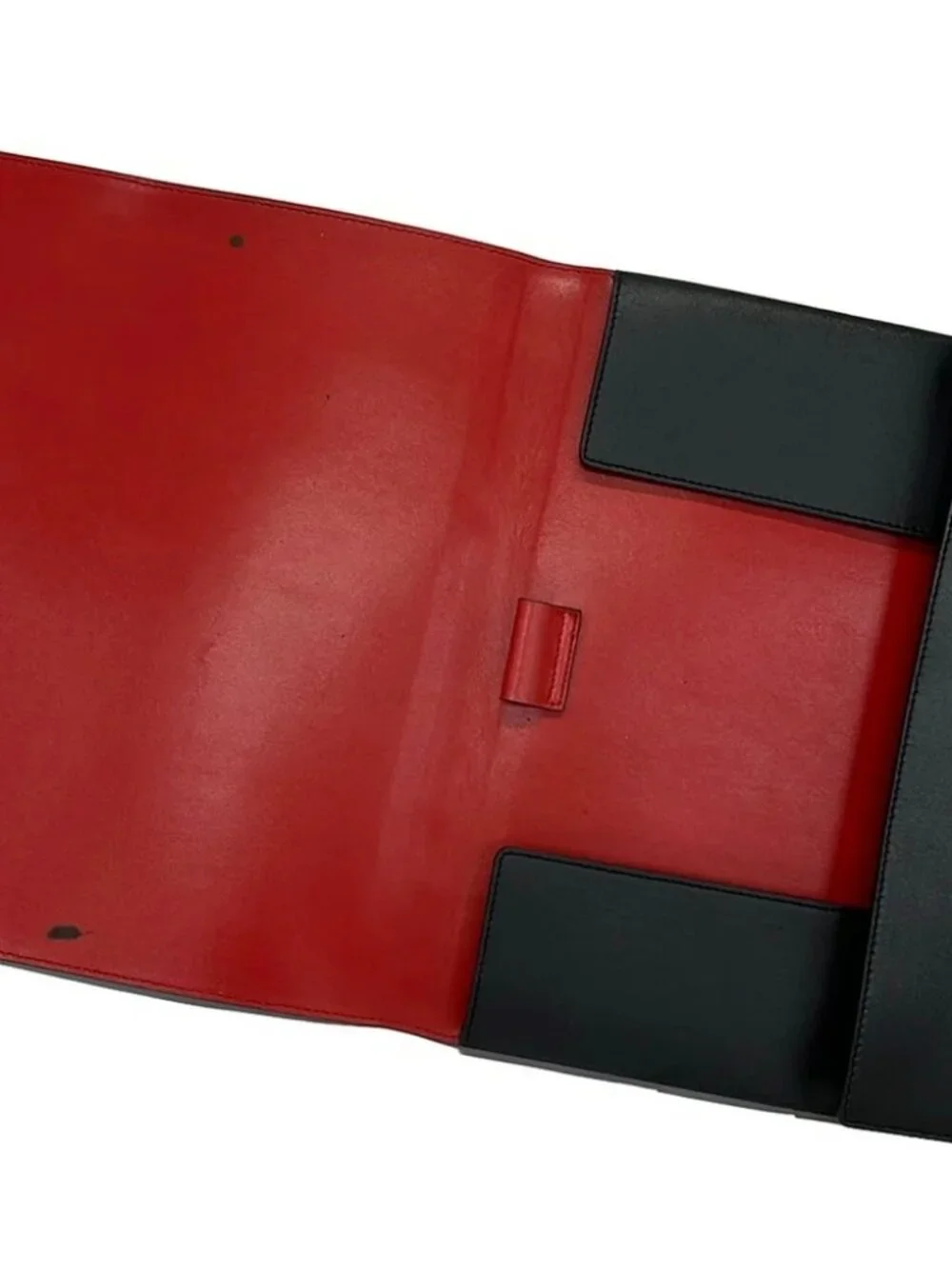 CELINE Black Leather Accessory Case